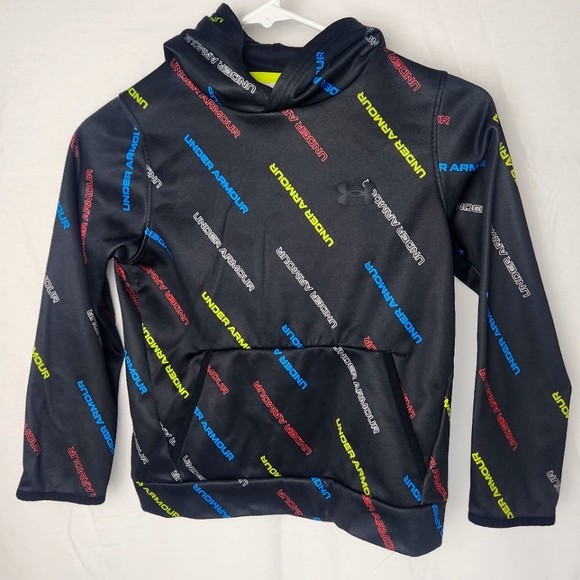 Under Armour Other - Under Armour MultiColor Hoodie Fleece Youth Small Cold Gear